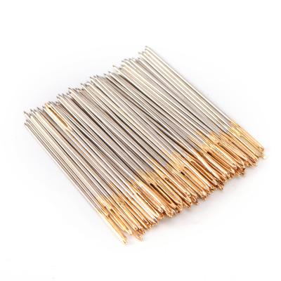 China 100 PCS/Lot Europe Gold Tail Embroidery Cloth Cross Stitch Needles Size 24 For 11CT Stitch Cloth Sewing Kit for sale