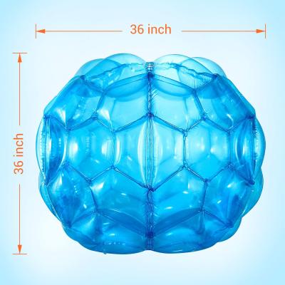 China Factory PVC Football Toys Children's Toys Bubble Inflatable Soccer Football Knocker Human Ball Bumper Inflatable Football Toys for sale