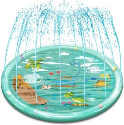 China 2020 Entertainment Outdoor Toy Watersports Customized Sea PVC Inflatable Mat Pad Outdoor Toddler Toys Man Summer Bag Splash Sprinklers Pad for sale