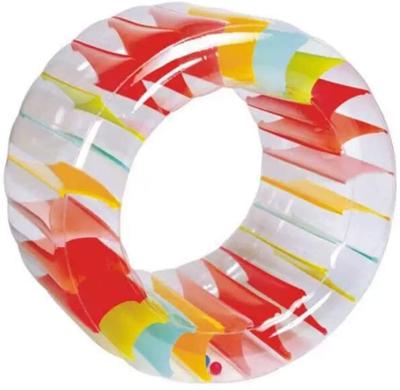 China Cheap Colorful Amazon Water Parks PVC Pool Water Wheel Roller Toy Inflatable Water Float for sale