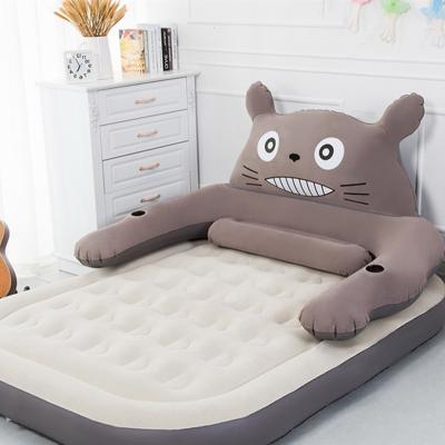 China Cheap Wholesale Cozy Comfortable Bedroom Furniture Indoor Inflatable Kids Air Bed Modern Home Furniture OEM Plastic Soft Bed 1pcs for sale