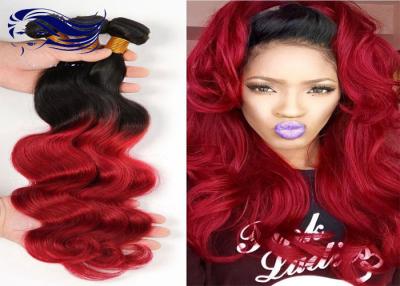 China 1B / 99J Brazilian Virgin Short Hair Ombre Color For Black Hair for sale