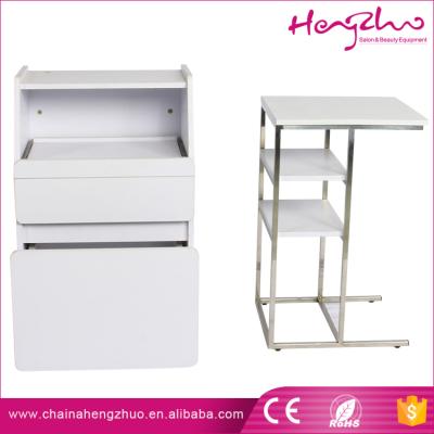 China Professional Functional High Quality Wooden Salon Trolley Hairdresser Trolley Trolley With Drawers for sale