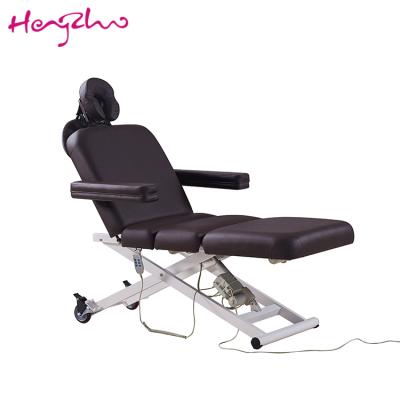 China Hot Selling Salon Furniture Guangzhou Wholesale Modern Electric Facial Cosmetic Bed Massage Table Cheap Beauty Chairs Bed for sale