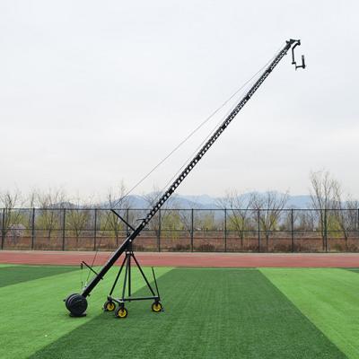 China Camera Accessories Professional 12m 2-Axis Motorized Camera Triangle Jimmy Jib Crane For Video Shooting DV130-12 for sale