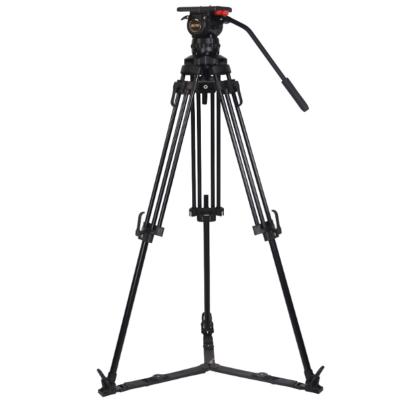 China Professional Video Camera Factory Jiepai V15 Pro Broadcast Heavy Duty Video Camera Tripod With 100mm Liquid Bowl Head for sale