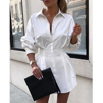 China Anti-Wrinkle Plus Size Blouse Womens Pleated Shirt For Women for sale