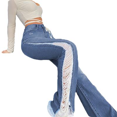 China Lasting New Design Button Denim Tall Women Jeans Latest Woman Jeans for sale