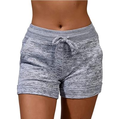 China Other Designer Women's Activewear Lounge Shorts Drawstring Sweat Ladies Short Yoga Pants for sale