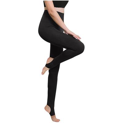 China Breathable High Waist Quick Dry Stretch Jogging Seamless Yoga Tights Step Feet Leggings for sale