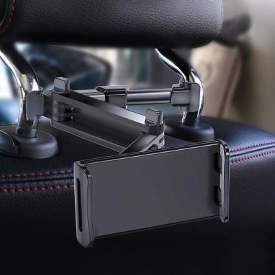 China Durable Telescopic Car Pillow Phone Holder Tablet Car Seat Back Seat Back Headrest Mount for 4-11 inch Phone Tablet for sale