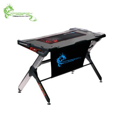 China 9 Switch Mode 2018 New Pattern RGB Led Low MOQ Black Color Gamer Desktop Gaming Table for sale