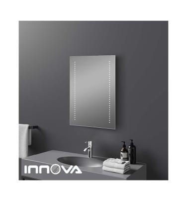 China High-end Light Luxury Vanity Mirror Sensor Switch Illuminated Frameless Bathroom LED Smart Mirror for sale