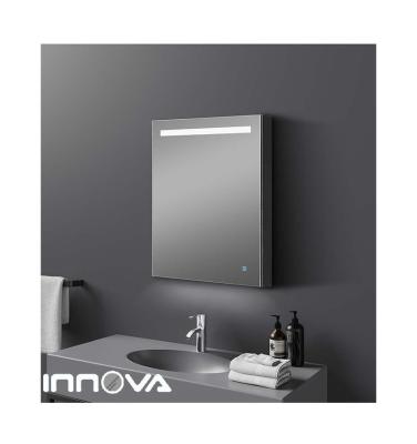 China Fashionable Household Rectangular LED Mirror Magnifying Cabinet With Water Proof LED Strip for sale