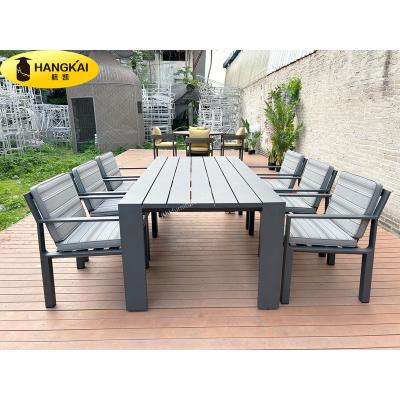 China Modern Factory Direct High End Customize Quality Aluminum Outdoor Patio Garden Dining Set for sale