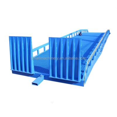 China Building Material Stores Folding Steel Yard Dock Wheelchair Car Truck Forklift Motorcycle Vehicle Container Hydraulic Mobile Loading Ramp for sale