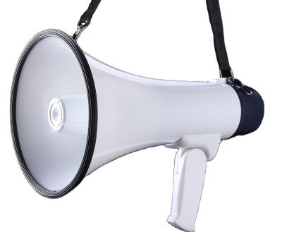 China 50W handheld microphone ppo megaphone wireless megafono for sale