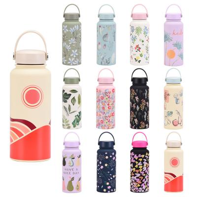 China Wholesale High Quality PORTABLE 33oz Vacuum Insulated Mug Coffee Travel Mug Customized Printed Pattern Vacuum Mug for sale