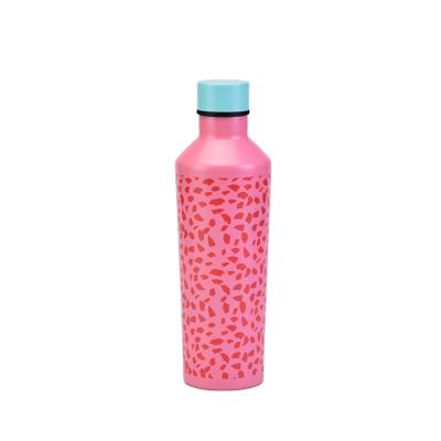 China 16oz Custom Outdoor Portable Double Cup Stainless Steel Wall Cup Drinkware Vacuum Insulated Water Bottle for sale