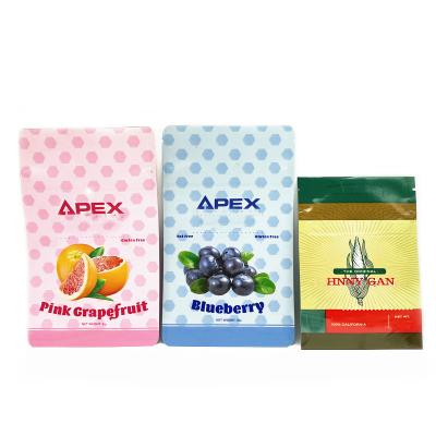 China Disposable Customized Printed Child Edible Lock Zipper Smell Proof Mylar Printed Packaging Bags for sale