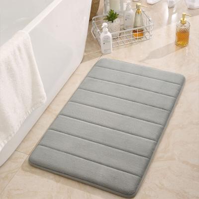 China Customized Cheap Super Durable Quick Dry Waterproof Anti Slip Memory Foam Non Slip Bath Mat for sale