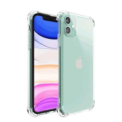 China Perfect Protective Cover For Iphone 13 Case Tpu Back Cover Shockproof Clear Transparent Phone Bumper For Iphone 12 pro Max Fundas De Celular for sale