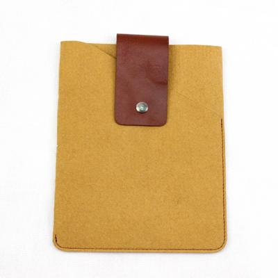 China Minimalist Waterproof Tablet Sleeve Bag Yellow File Pocket For Daily Work Use for sale