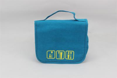 China Blue Color Small Nylon Storage Bag Case With Customized Logo , 210D Polyester Material for sale