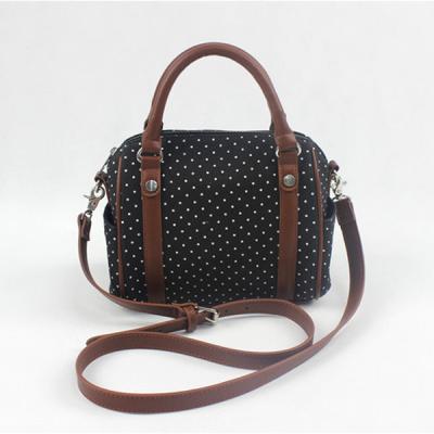 China White Dot Black And White Crossbody Bag Famous Design For Young Girls for sale