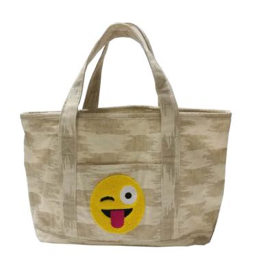 China Recycled Custom Canvas Tote Bags With Heat Transfer Printing Logo for sale