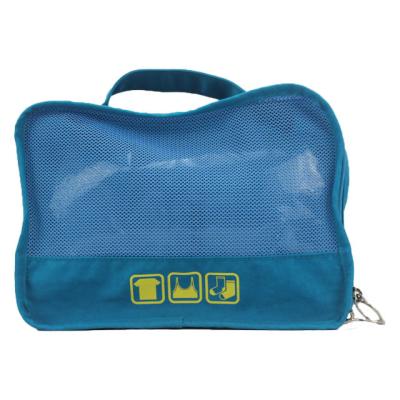 China Blue Water Proof Ladies Canvas Travel Bag / Clothes Packing Bags for sale