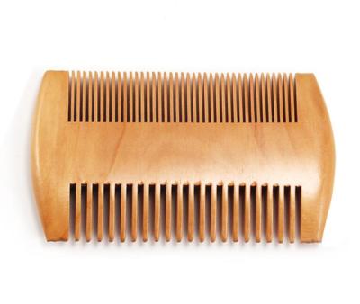 China Hair Beauty Care Amazon High Quality Handmade Combs Wooden Beard Comb and Case Action Double Fine and Coarse Teeth Double Sided Comb Wooden Comb for sale