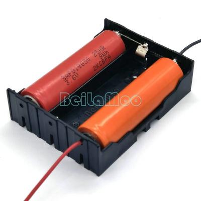 China ABS BeiLaMoo Three 18650 Cell Box With Wire Leads BLM Battery Holder Battery Case Parallel 3.7V DC 1865 for sale