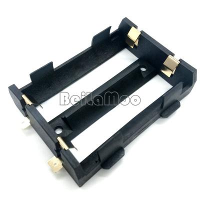 China Nylon+30%GF Dual 26650 Battery Box With Two Surface Mount (SMT) 26650*2 Battery Holder for sale