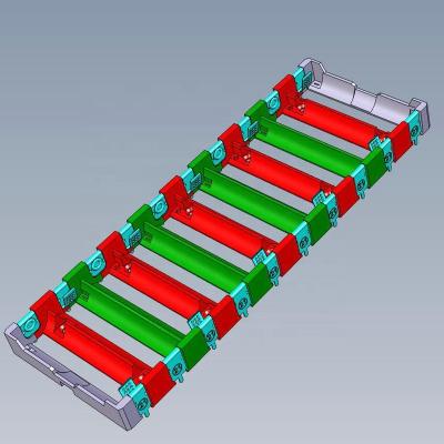 China DIX 21700 Battery Holder with PC Pins PA21700*10-THM for sale