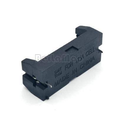 China ABS choose CR123A 17335 16340 2/3A battery box with circuit board terminals 16340 UL94V0 battery holder for sale