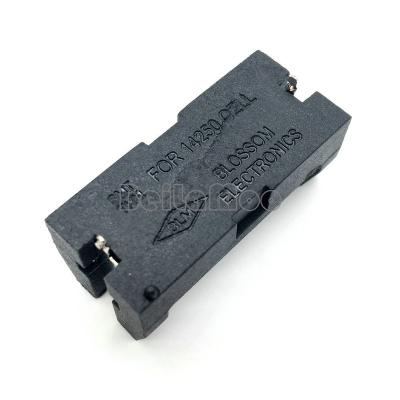 China Nylon+30%GF Single 1/2AA Battery Box With PC Pins 14250 Battery Holder Case for sale