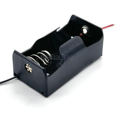 China PP Single LR20 A D Size UM1*1 Battery Holder With Wire Leads 150mm 34650 Battery Case for sale