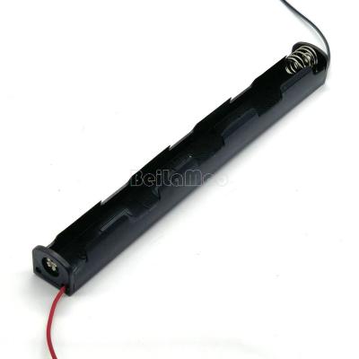 China PP BeiLaMoo Three 3AA Battery Holder With Wire Leads 150mm BLM Battery Case UM3*3 14500 for sale