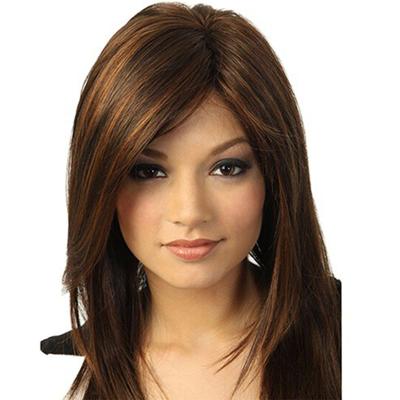 China Hot Sale Daily Use Replacement Wig Long Women Harajuku Wig Hair Wigs Natural Straight Synthetic Heat Resistant Fiber for sale