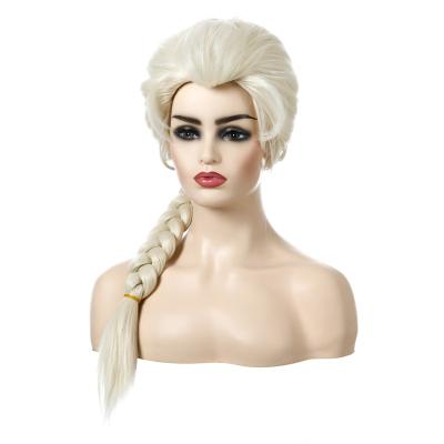 China New Long Braid Women Cosplay Wigs Hair Daily Use Replacement Wig Fashionable Natural Synthetic Heat Resistant Fiber for sale