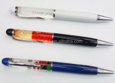 China office & School Promotion Pen OEM Floating Ball Pen With Floats Customized for sale