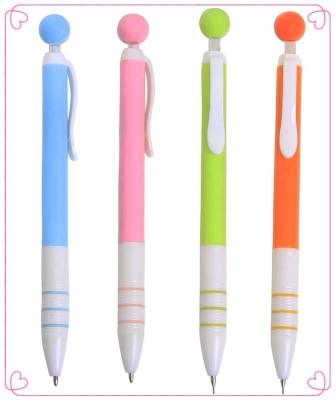 China office & Promotional School Pen Cute Ballpoint Plastic Beadable Pen With Custom Logo for sale