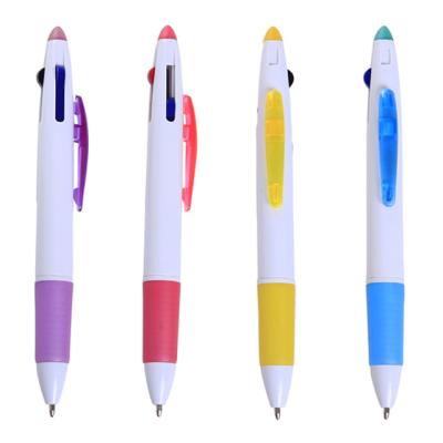 China Promotional Pen Promotional 3 in 1 Multicolor Ballpoint Pen with Custom Logo for sale