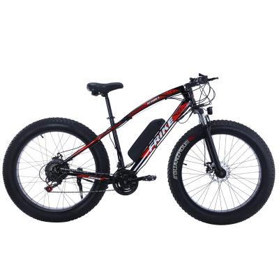 China Moutain Bike China Manufacturer 26 Inch Big Tire One-Wheel Speed ​​Electric Mountain Bike Lithium Battery Variable Cycle for sale