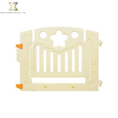 China Extra Large Panels Kids Playground Baby Safety Fence Portable Foldable Inexpensive Plastic Playpen Barrier Cheap Baby Safety Fence for sale