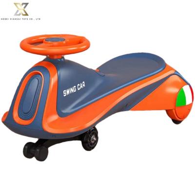 China New model toy good quality swing car with slide cheap priceChina kids baby car colorful twist car for sale