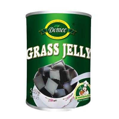 China Low fat canned black jelly from grass in tin with natural ingredients for sale