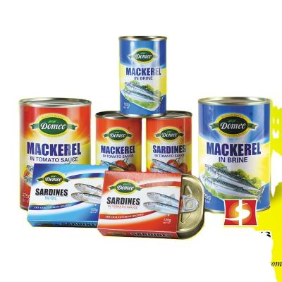 China Canned Canned Fish Seafood Canned Sardines Canned Mackerel In Tomato Sauce for sale