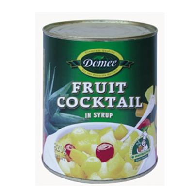 China Boxed canned fruit salad with delicious fresh in light syrup for sale